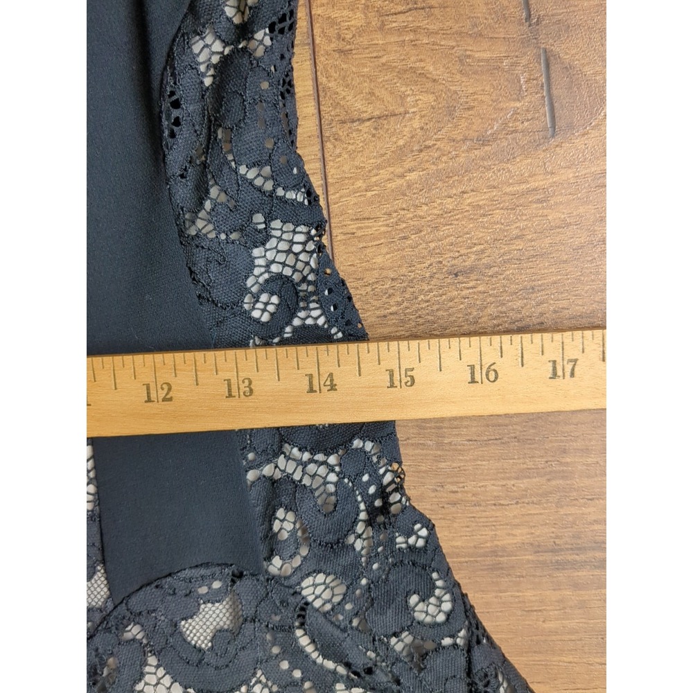 Diane‎ Von Furstenburg Kala Lace Dress Sz 4 Sleeveless Black - Picture 6 of 16